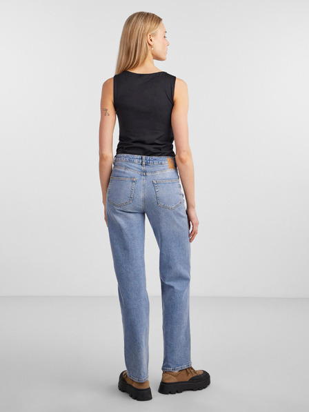 Pieces Черно дамско основно боди Pieces Neja