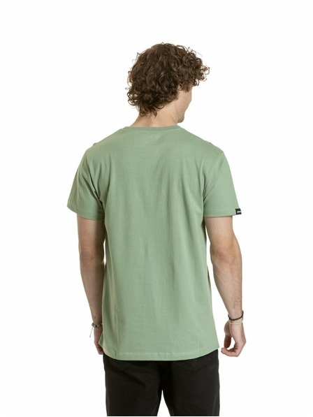 Meatfly Meatfly мъжка тениска Striped Logo Basil