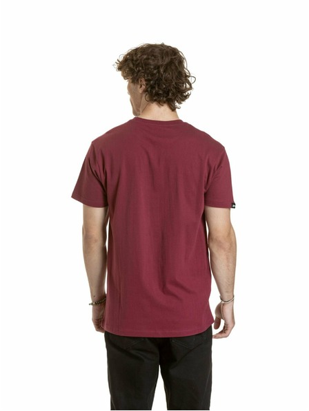 Meatfly Meatfly мъжка тениска Joe Dark Wine | Червена