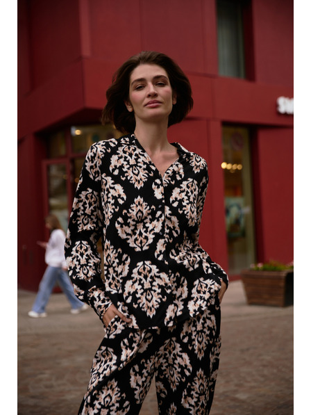 Moodo Дамска риза Moodo – черна