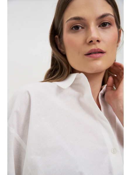 Moodo Бяла дамска риза