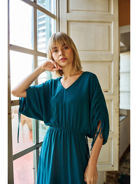 Moodo Дамски рокли Moodo - зелени