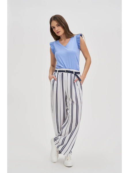 Moodo Дамска тениска Moodo с волани