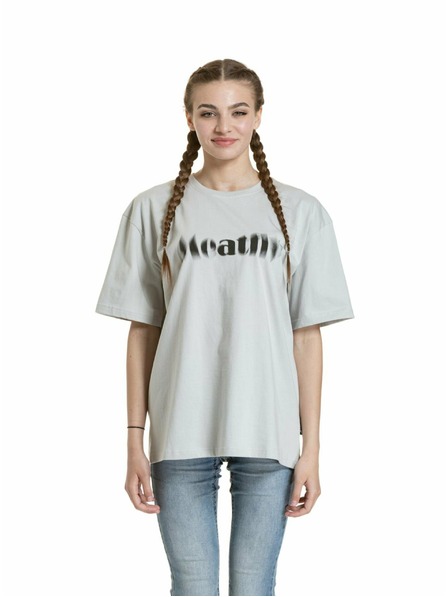 Meatfly Meatfly унисекс тениска Domes Stone Blured | Сива