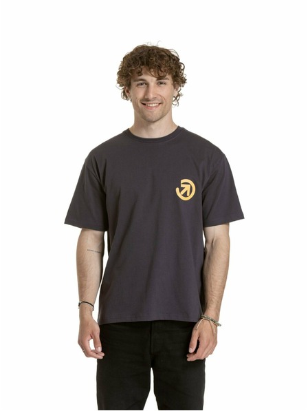 Meatfly Meatfly унисекс тениска Cachuma Grey Mountains | Сива