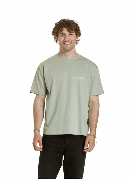 Meatfly Meatfly унисекс тениска Minimal Mossy Green