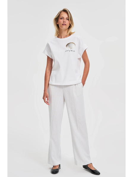 Moodo Дамска тениска с принт