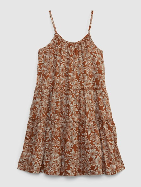 GAP Детска цветна рокля с презрамки GAP