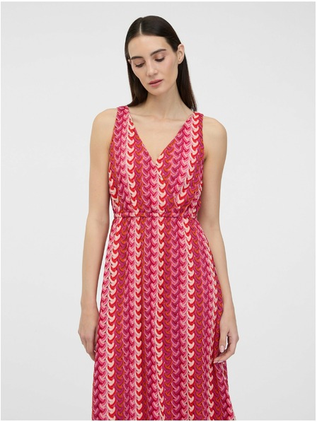 Orsay Тъмнорозова дамска миди рокля ORSAY