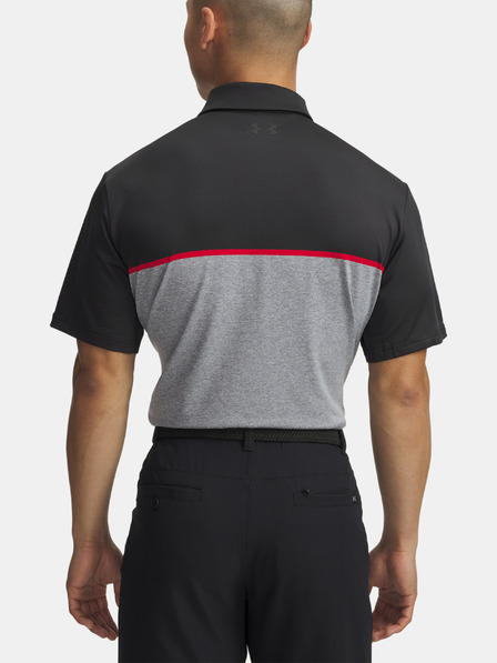 Under Armour Мъжка тениска Under Armour UA Plyoff 3.0 Stripe Polo LB-BLK