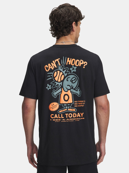 Under Armour Мъжка тениска Under Armour UA M 60/40S Can't Hoop SS-BLK