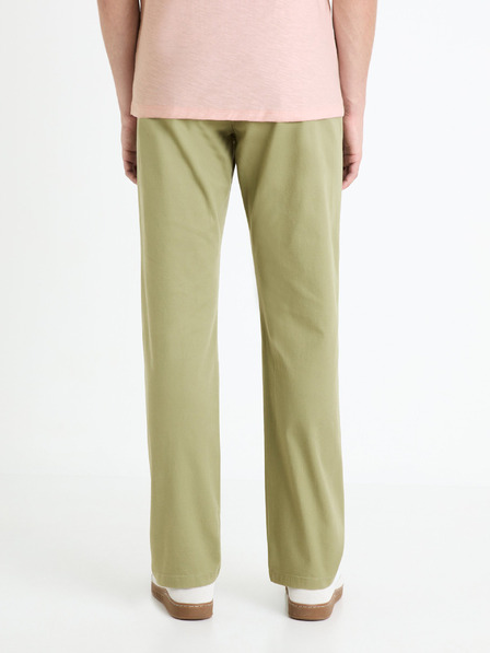 Celio Светлозелени мъжки панталони тип "чино" Celio Tohenri