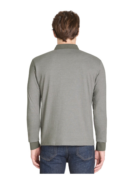 Celio Сива мъжка поло риза с дълъг ръкав Celio Janime