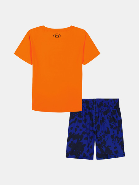 Under Armour Момчешки комплект Under Armour UA TECH PRINTED SS SHORT SET-ORG