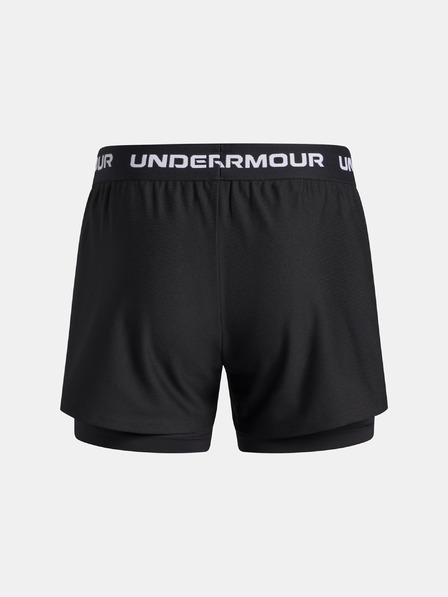 Under Armour Момичешки къси панталони Under Armour UA Tech Play Up 2n1 Short-BLK