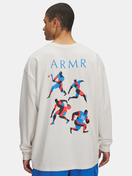 Under Armour Мъжка тениска Under Armour UA HWT MODERN SPORT OS LS-WHT
