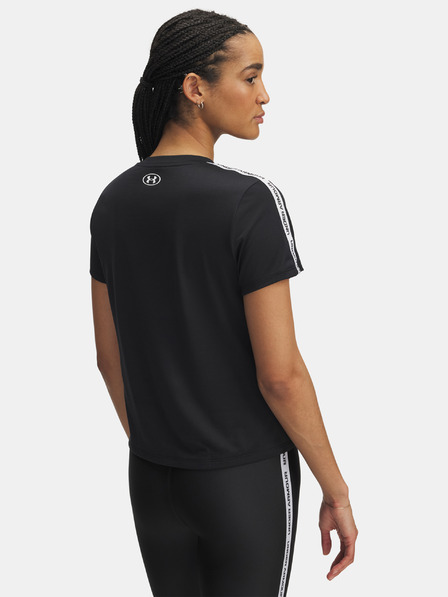 Under Armour Дамска тениска Under Armour UA Tech WM Tape SS-BLK