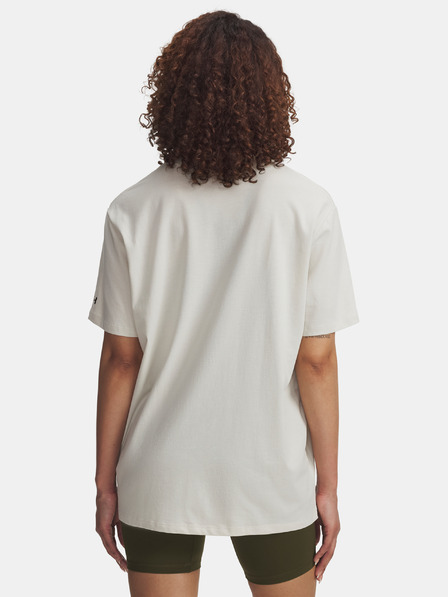 Under Armour Дамска тениска Under Armour Rival OS Campus Tee-WHT