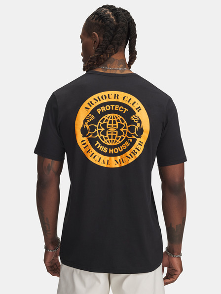 Under Armour Мъжка тениска Under Armour UA ARMOUR CLUB SS-BLK