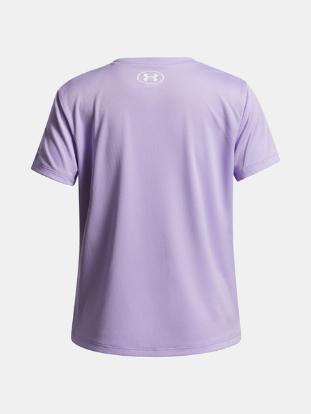 Under Armour Момичешка тениска Under Armour Tech Wordmark Graphic SS-PPL