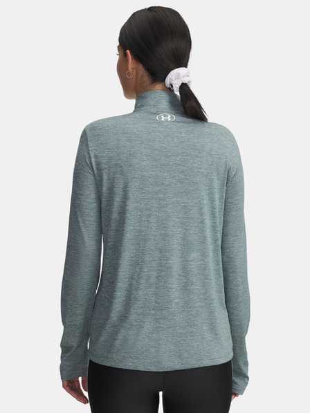Under Armour Дамска тениска Under Armour Tech 1/2 Zip- Twist-BLU