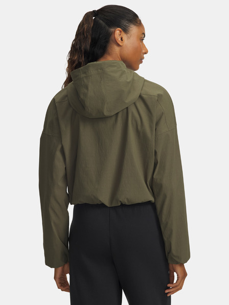 Under Armour Дамско яке Under Armour Unstoppable Woven Rstop LS-GRN