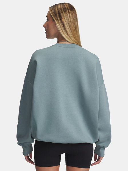 Under Armour Дамски суитшърт Under Armour Rival Flc OS Varsity Crew-GRN