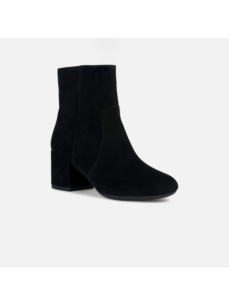 Geox Черни дамски обувки за глезена Geox Eleana