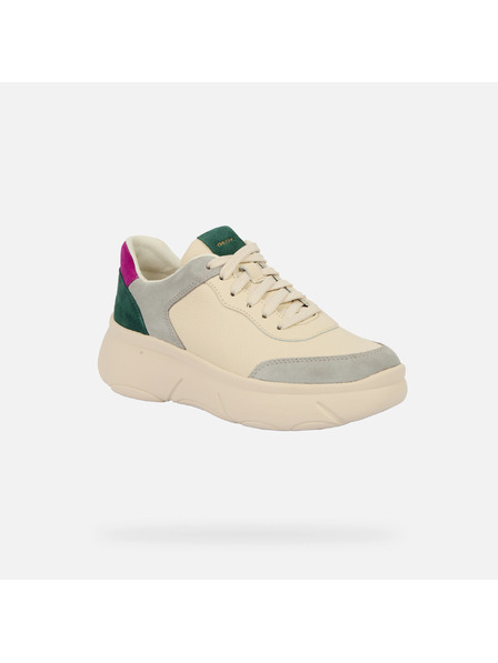 Geox Кремави дамски маратонки Geox Nebula 2.0 X