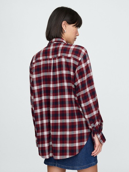 GAP Oversize фланелена риза Big Shirt GAP