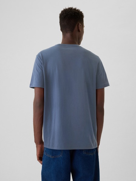 GAP Памучна тениска с логото на Gap