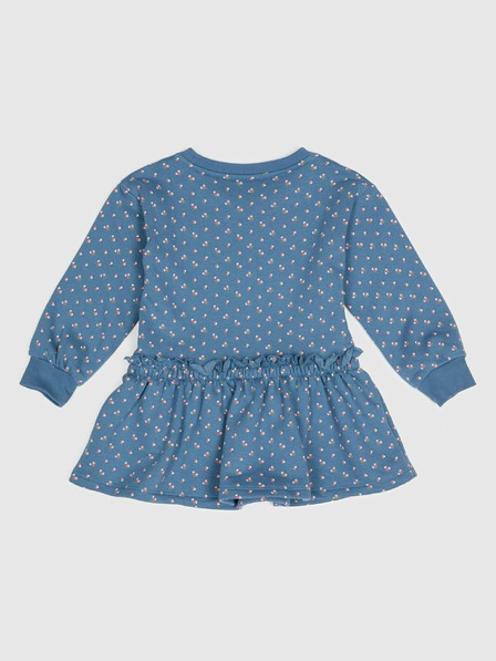 GAP Бебешка суитшърт рокля с лого GAP