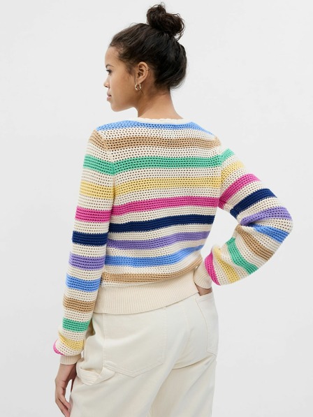 GAP Плетен пуловер с райета GAP