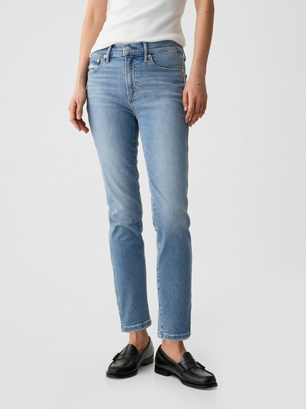 GAP Slim дънки Mid Rise Vintage с цепнат подгъв GAP