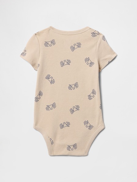 GAP Бебешко боди с лого Gap
