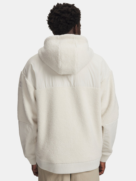 Under Armour Мъжки суитшърт Under Armour UA High Pile Fleece FZ-WHT
