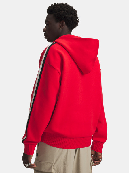 Under Armour Мъжки суитшърт Under Armour UA Icon Heavy Rib FZ-RED