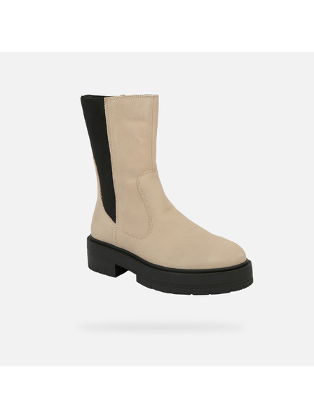 Geox Бежови дамски боти Geox Spherica EC7