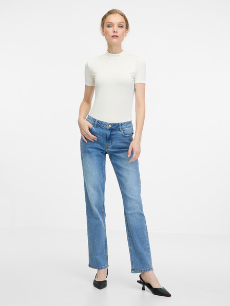 Orsay Бяла дамска тениска с къс ръкав ORSAY