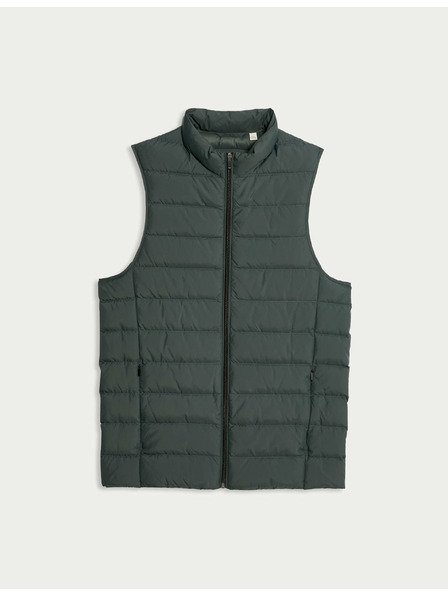 Marks & Spencer Лека пухена жилетка Marks & Spencer зелена