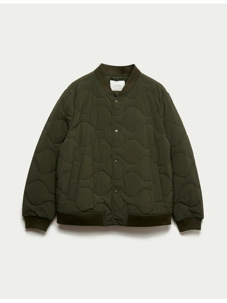 Marks & Spencer Стеганo бомбер яке Onion Marks & Spencer зелен
