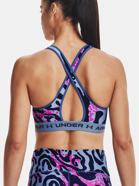 Under Armour Under Armour Женски сутиен с кръстосани гърбове Mid Print