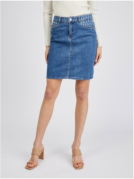 Orsay Синя дамска дънкова пола ORSAY