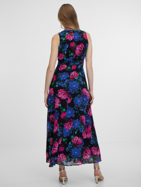 Orsay Черна дамска макси рокля на цветя ORSAY