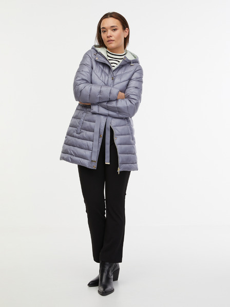 Orsay Сиво дамско зимно ватирано палто ORSAY