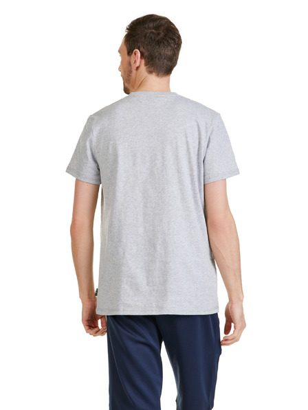 Sam 73 Сива мъжка тениска с косъм SAM 73 Elijah