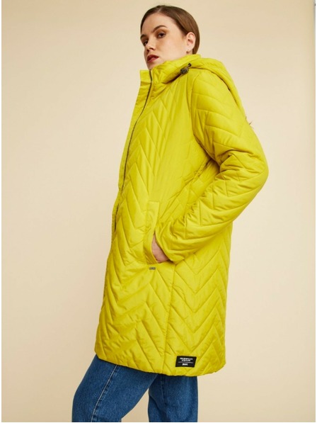 ZOOT.lab Зелено и жълто дамско ватирано палто ZOOT.lab Molly
