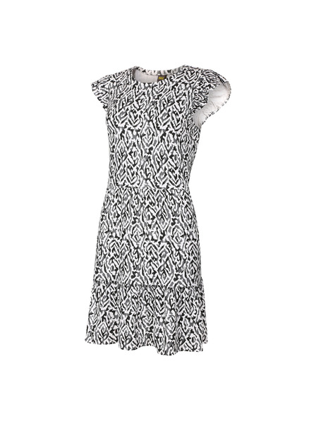 NAX Дамска лятна рокля nax NAX ADEGA тъмно сиво