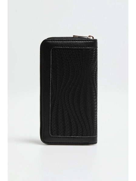 Moodo Портмоне с цип черно Moodo