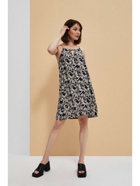 Moodo Вискозови рокли с цветен принт Moodo